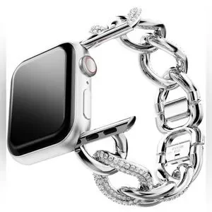 SWAROVSKI Sparkling Chain Strap for Apple Watch® Swarovski Collections: Sparkling chain strap For Apple Watch  main image 4